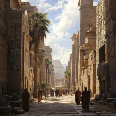 Ancient Egypt Streets