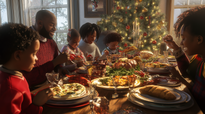 Christmas Lunch with Black Family