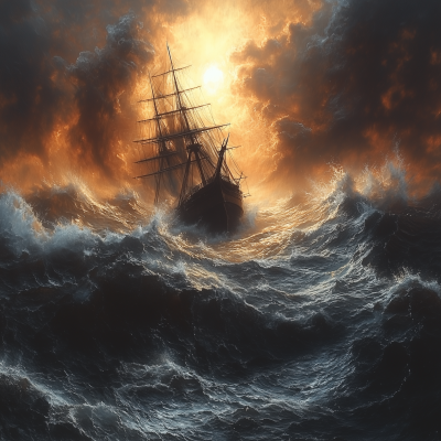 Dramatic Ocean Cover Artwork