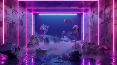 Neon Mystery Room