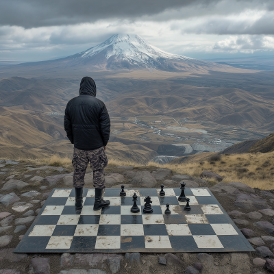 Chess board on Mount Ararat