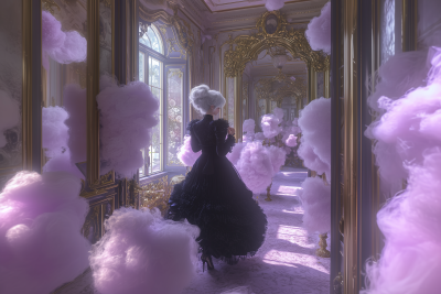 Victorian House with Cotton Candy Room