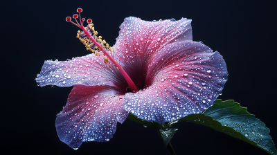 Hibiscus Flower in Full Bloom