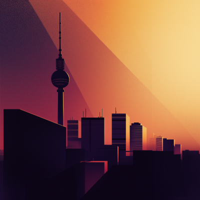 Berlin City Skyline