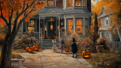 Halloween Front Yard Painting