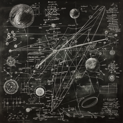 Alien Scientific Research Blackboard