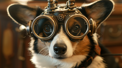 Steampunk Corgi