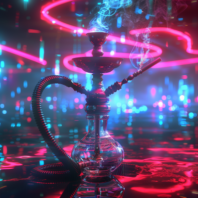 Neon Cyberpunk Hookah