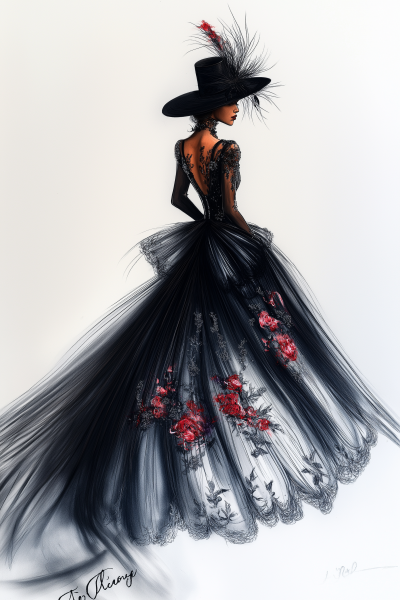 Dior Fashion Sketch