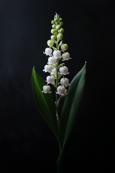 Minimalist Lily of the Valley