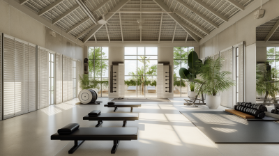 Minimalist Industrial Gym