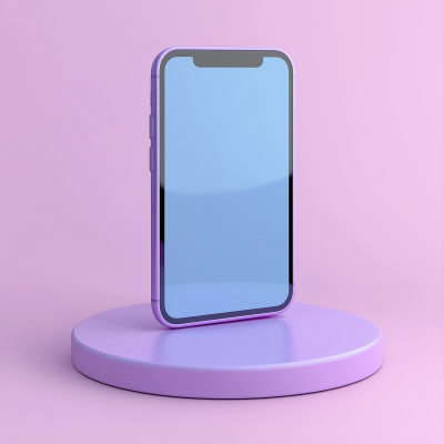 Minimalistic 3D IT Product Rendering