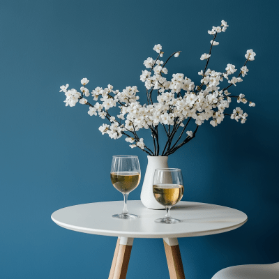 Minimalistic Coffee Table Setting