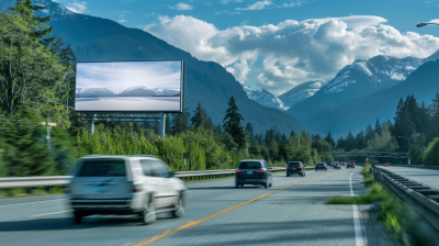 Highway Billboard Mockup