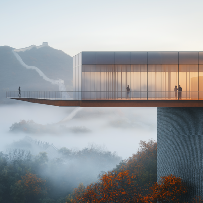 Renzo Piano’s Modern Architecture Overlooking the Great Wall