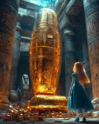 Alice in Wonderland Uncovering Pharaoh’s Tomb