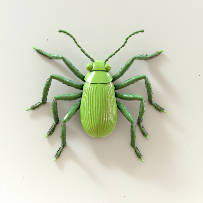 Green Bug Illustration