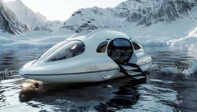 Mass Market Autonomous Amphibious Vehicle Interior