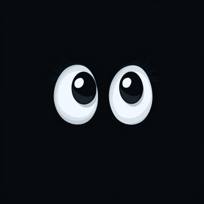 Comic Eyes Illustration