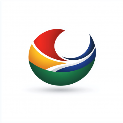 Creative South African Flag Inspired Logo