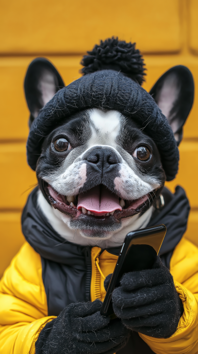 Stylish French Bulldog