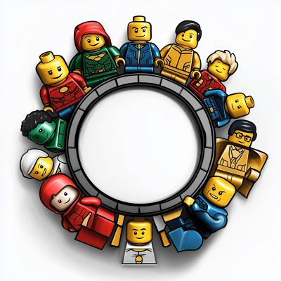 Lego Doodle Artwork