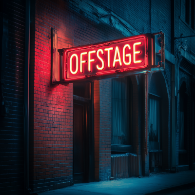 Offstage Neon Sign