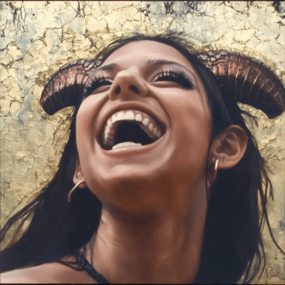 Demonic Woman Laughing