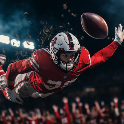 Football End Zone Touchdown
