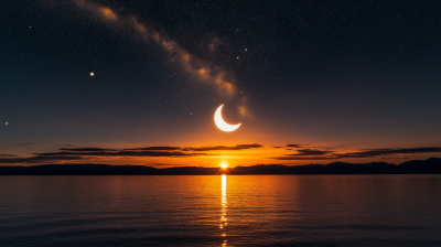 Sunset at Lake Titicaca