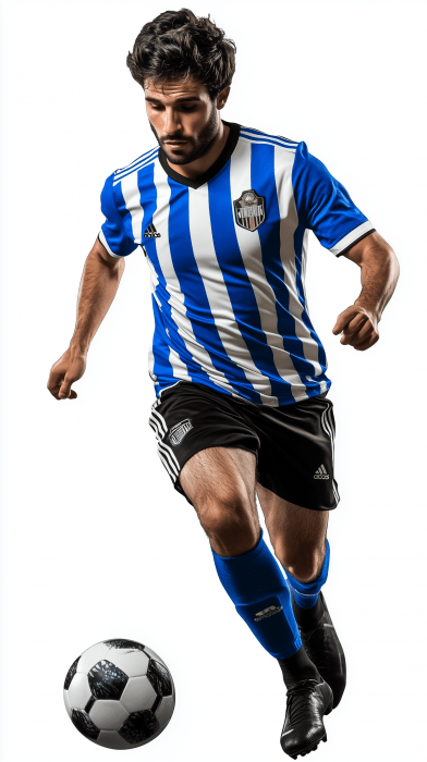 Espanyol Soccer Player in Motion