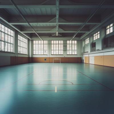 Empty Futsal Court