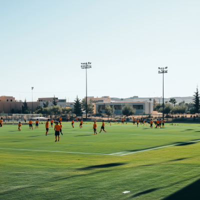 Soccer Field Training Day