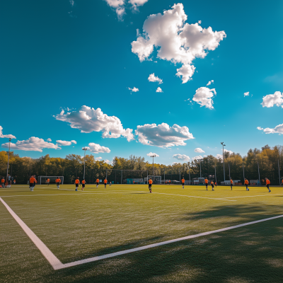 Soccer Training Session