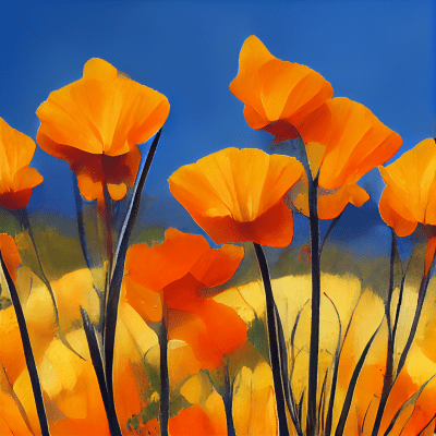 Vibrant California Poppies