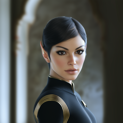 Beautiful Vulcan Female Portrait