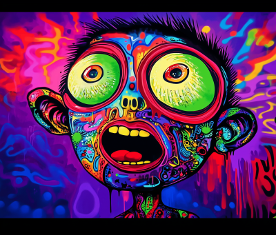 Neon Graffiti Art