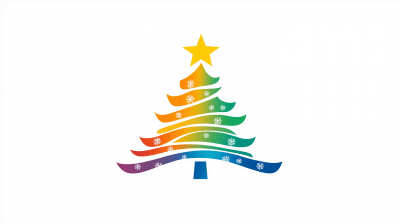 Christmas Colorful Logo