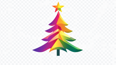 Colorful Christmas Logo