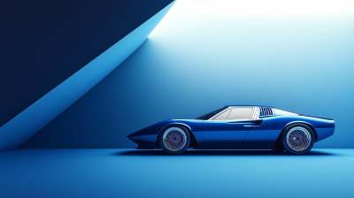 Luxury Blue Car Background