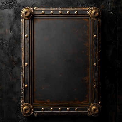 Gothic Industrial Image Frame