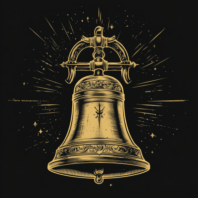 Trendy Cathedral Bell Logo