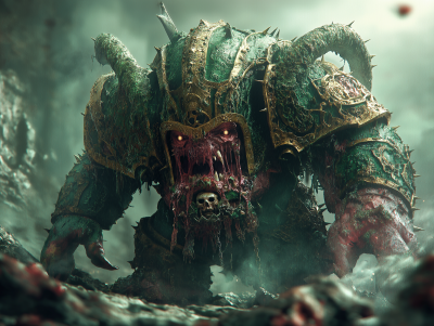 Chaos Nurgle Army in Warhammer Fantasy