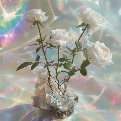 Iridescent Crystal Rose Garden