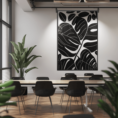 Office Wall Art Mockup