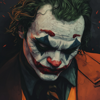 Sad Joker Illustration