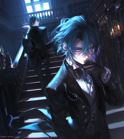 Black Butler Suit Illustration