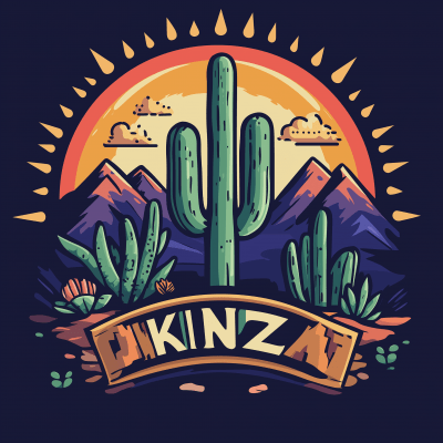 Kingz Handyman Logo with Desert Theme