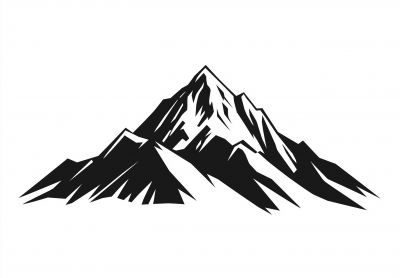 Mountain Peak Vector Design