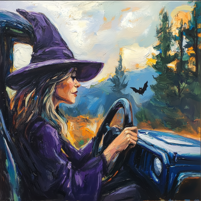 Mystical Witch’s Jeep Ride